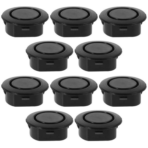 Beaupretty 10Pcs Car Rear Bumper Protector Covers Black Plastic or Hole Caps for Cars
