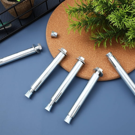 Beaupretty 10Pcs Heavy Duty Silver Expansion Bolts Screw for Driveway Speeds Bumps Asphalt Installation