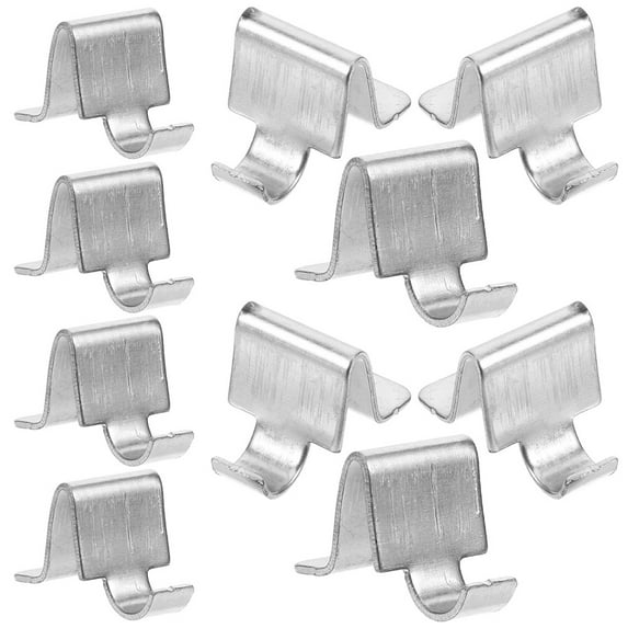 Beaupretty 10Pcs Support Clips Inside Storage Cabinet Iron for Easy Installation and Robust Design