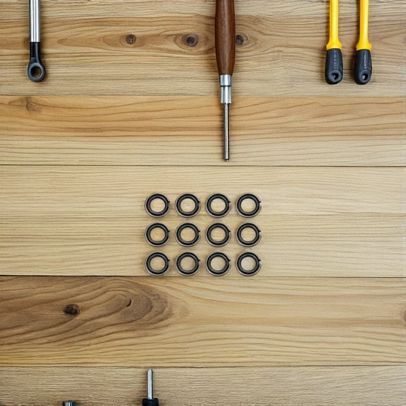 Beaupretty 12 Sets Quick Release Ring Impact Wrench Retaining Ring Iron Black for Electric Wrenches