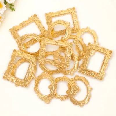 Beaupretty 15Pcs Picture Frame Craft Resin Chic Style For Dollhouse Gift Giving Photo Props