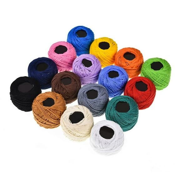 Beaupretty Bulk Embroidery Thread Cross Stitch Embroidery Thread Assorted Color for Earrings 16Pcs