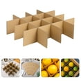 thumbnail image 1 of Beaupretty Khaki Paper Box Insert Dividers for Wine Glass Packaging - Reusable and Aesthetic, 1 of 8