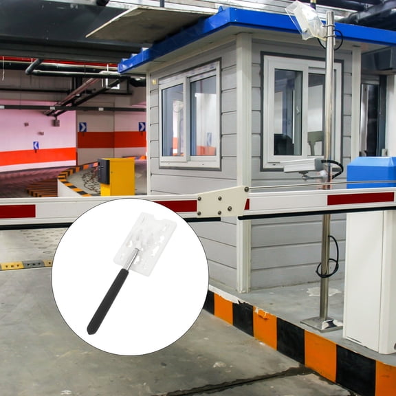 Beaupretty Car Parking Aid White Telescopic Rod Made of ABS and Stainless Steel for Easy Contactless Payment