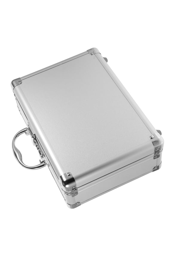 Sturdy Aluminum Tool Carrying Case Password Lock Metal Briefcase with Handle for Travel