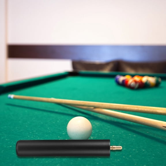 Beaupretty Black Aluminium Alloy Billiard Cue Extender Easy Installation for Sports