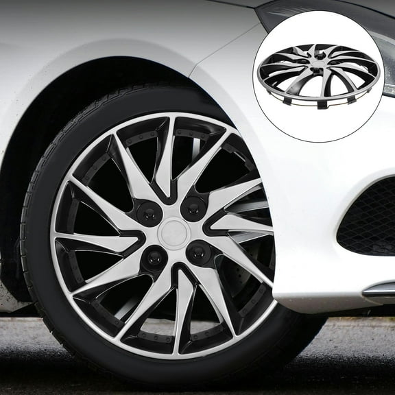 Beaupretty Black Universal ABS Wheel Hub Caps for Car Use Improved Design