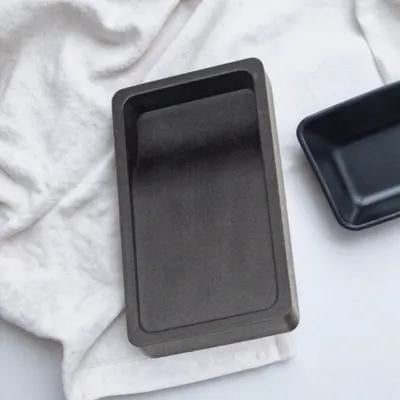 Beaupretty Practical Inkslab Black Plastic Two-Sided Design for Home 1Pc