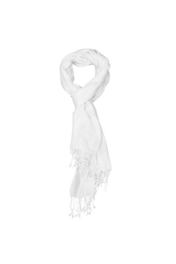 1pc Cotton Scarf for Dying Simple Design White for DIY Crafts Accessory
