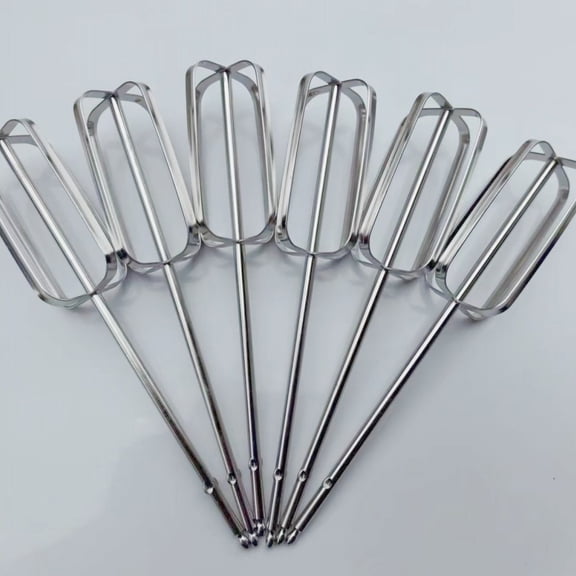 Beaupretty Stainless Steel Whisk 2Pcs Universal Fit for Electric Hand Mixers and Baking Tasks