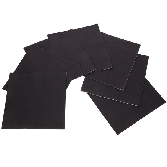 Beaupretty Black Disposable Cocktail Napkins Durable for Special Occasions