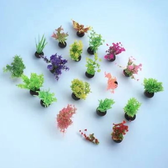 Beaupretty 20Pcs Decorative Aquatic Plants Simulation Water Grass for Aquarium Decor