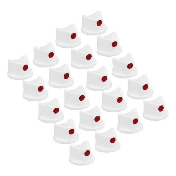 Beaupretty 20Pcs Spray Paint Caps White Wide Nozzle Tips for Cans Compatible with Various Colors