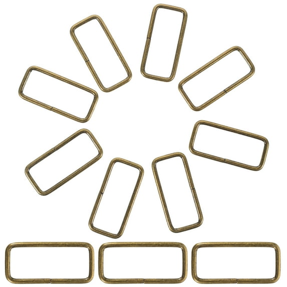 Beaupretty Golden Metal Buckle Sturdy Strap Fastener for Clothing 20Pcs