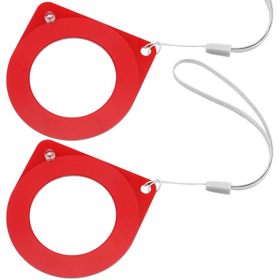 Beaupretty 2Pcs Car Key Ecu Test Coil Red Anti-Theft Detection for Automotive Security System