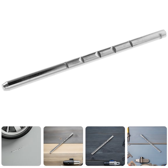 Beaupretty 2Pcs Car Headrest Rod Plated Silver Metal Straight Pole for Neck Support and Easy Installation