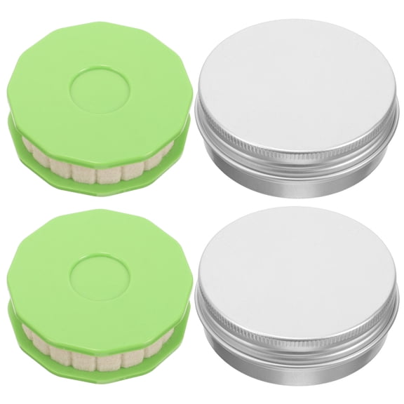 Beaupretty Bike Lubrication Roller, Compact and Durable, Assorted Color, Plastic and Wool Felt 2Pcs