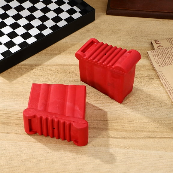 Beaupretty Ladder Feet Stabilizer Ladder Bumper Pads Red 2Pcs
