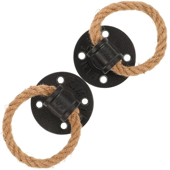 Beaupretty Wardrobe Door Handle Pull Button Handle Rope 2Set