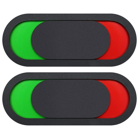 Beaupretty Occupied Vacant Sign Slider Indicator Black Acrylic Door Sign Simple Design 2Pcs