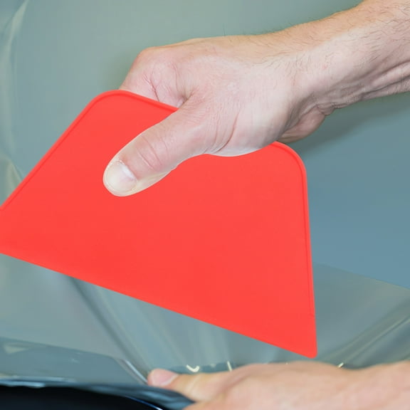 Beaupretty 2Pcs Red Flexible Vinyl Squeegee for Efficient Wallpaper and Window Tint Removal