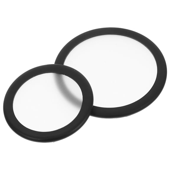 Beaupretty Stethoscope Accessory, Black PVC Diaphragm, Versatile Design, Enhanced Clarity, 2Pcs