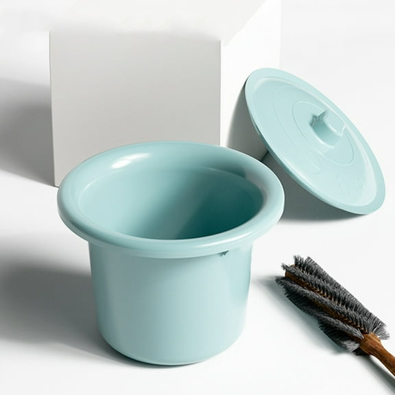 Beaupretty Portable Urinal Container, Light Green, Thickened Plastic, Easy to Clean, for Home 2Pcs