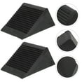 thumbnail image 1 of Beaupretty 2Pcs Compact Heavy Duty Car Wheel Chocks Rubber Stop Blocks for Auto Safety, 1 of 2