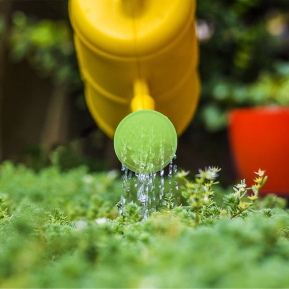 Beaupretty Water Can Sprinkler, Green Plastic, Easy to Use, Fine Material, Even Water, 2Pcs