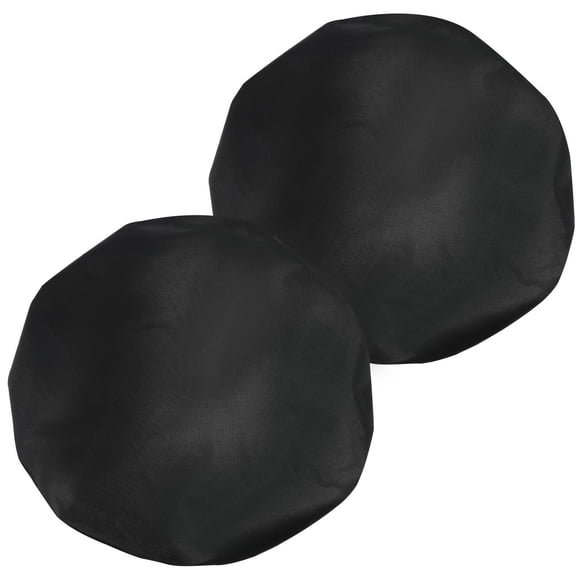 Beaupretty Waterproof Bicycle Saddle Cover Comfortable Black Nylon for Bike Use 2Pcs