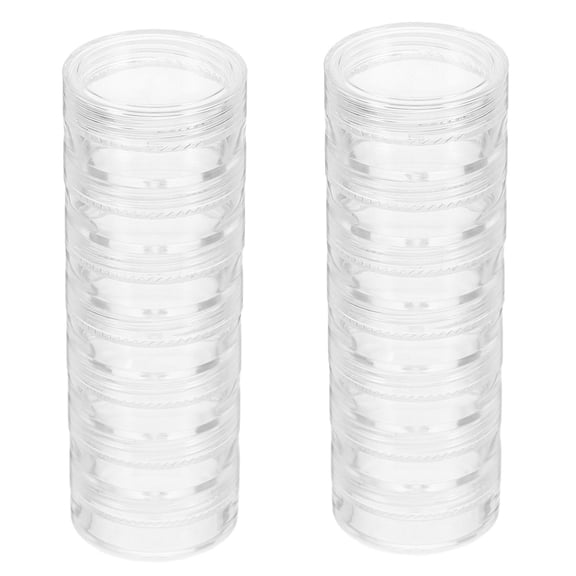 Beaupretty 2Pcs 7 Organizer Storage Box Weekly Pill Dispenser with Hygienic Plastic