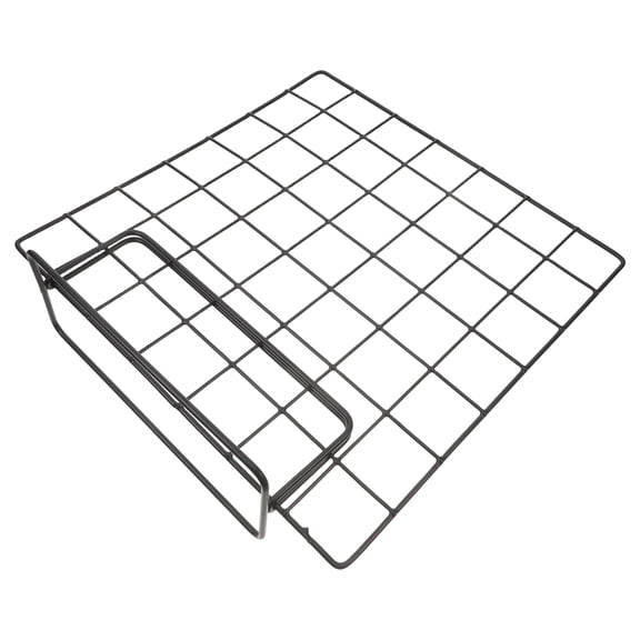 Beaupretty 2Pcs Black Metal Wire Grid Display Rack for Tabletop Photo Hanging and Craft Shows