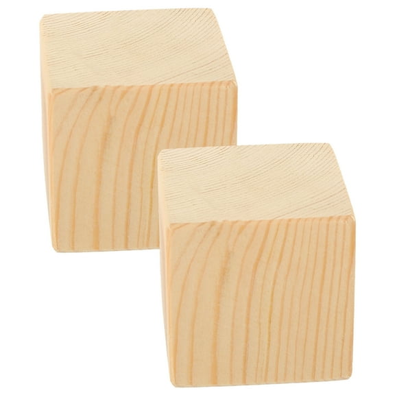 Beaupretty 2Pcs Furniture Risers Wood Beige Lifting Furniture for Sofas
