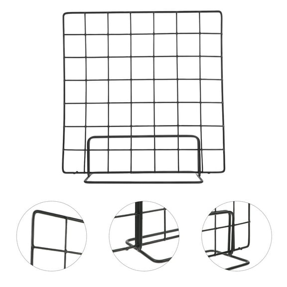 Beaupretty 2pcs Metal Grid Frame Partition Rack for Craft Show Display and Office Use in Minimalist Design