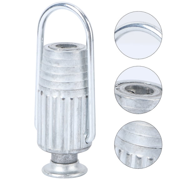 Beaupretty 2pcs Silver Clothesline Tightener Tool Aluminum Household Supplies