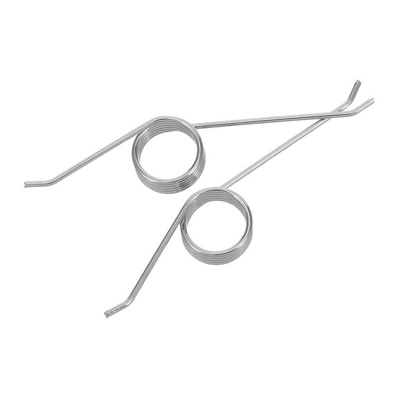 Beaupretty 2Pcs Wear Resistant Stainless Steel Torsional Springs for Trash Bucket Lid Repair