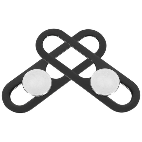 Beaupretty 2Pcs Privacy Camera Cover Slide for Phone Sturdy Aluminum Black Protector