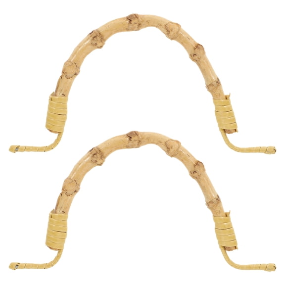 Beaupretty 2Pcs Tea Pot Handle Replacements Bamboo Material Light Yellow for Enhanced Tea Brewing