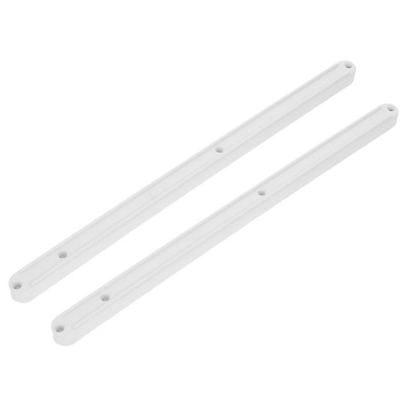 Beaupretty 2Pcs Plastic Full Extension Drawer Guides for Wardrobe and Cabinet Drawers Easy Installation