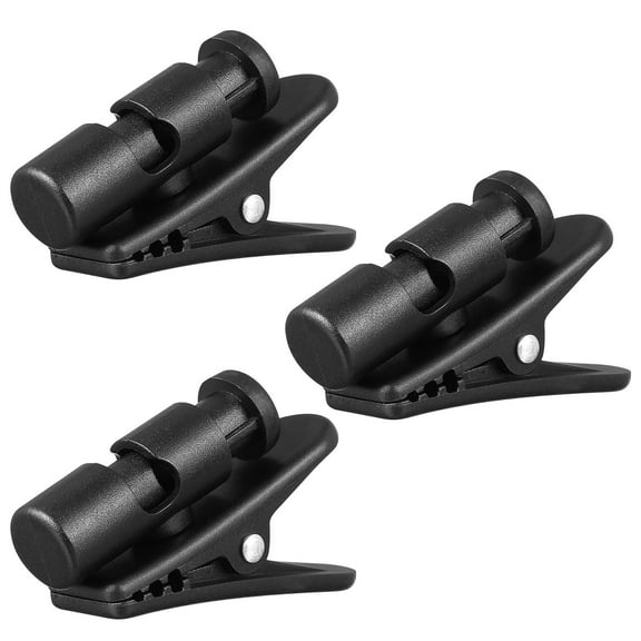 Beaupretty Headphone Cable Clip Black for Wired Earphones and Headsets 3Pcs