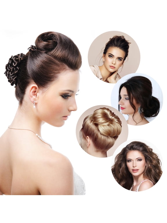 Volume Bump Hair Clip Assorted Color Nylon Steel for Decoration 3Pcs