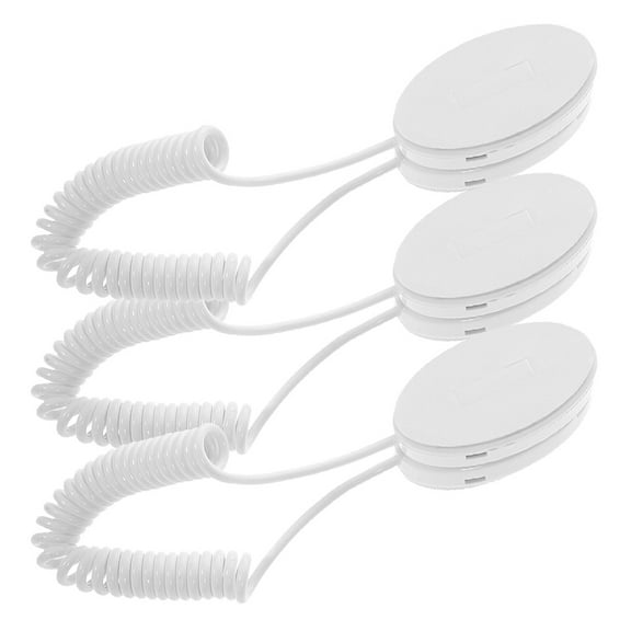 Beaupretty 3Pcs Plastic Remote Control Retractable Leash with Adhesive Hook Multipurpose Use