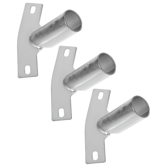 Beaupretty 3Pcs Broom Head Adapter Silver Metal Thread Tip for Secure Broom Connection