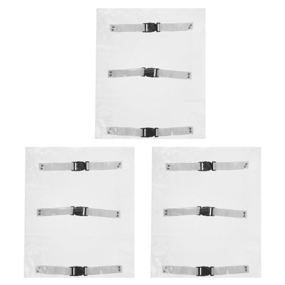 Beaupretty 3Pcs Comfortable Chair Foot Cover Pvc Floor Protection Clinic Use