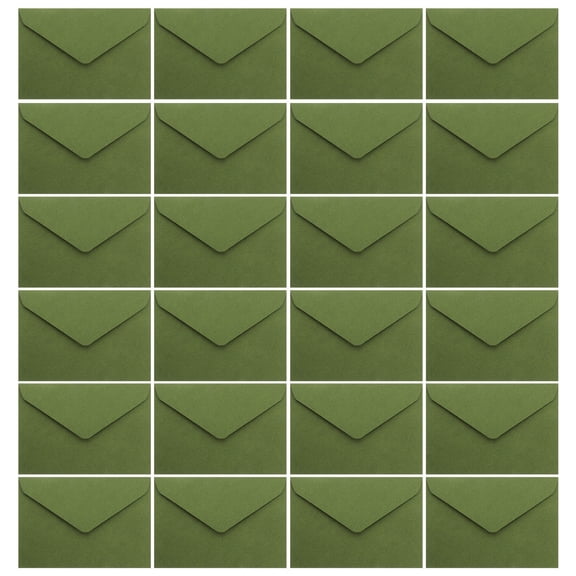 Beaupretty Green Vintage Envelopes for Wedding and Birthday Invitations 40Pcs