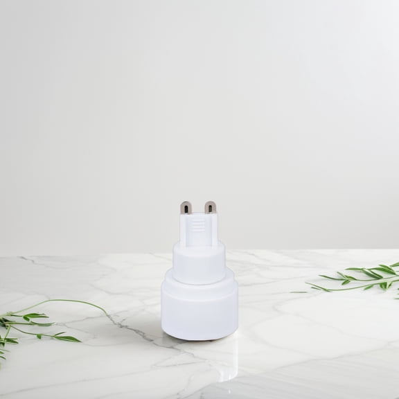Beaupretty 4Pcs White Lamp Adapter for G9 to E14 Base Compatible with Ceiling and Table Lamps