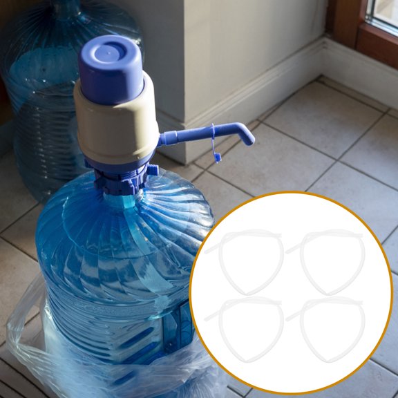 Beaupretty Transparent Silicone Hose, Flexible Design, Ideal for Water Dispensers, 4Pcs