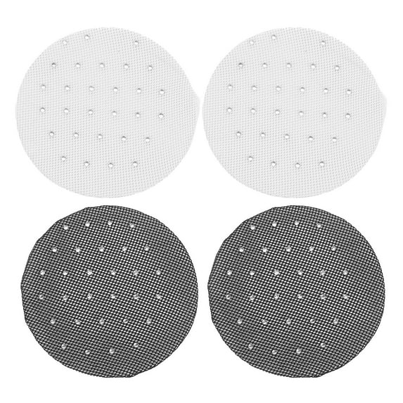 Beaupretty 4pcs Round Bun Cover Hair Net for Women Hair Styling Black