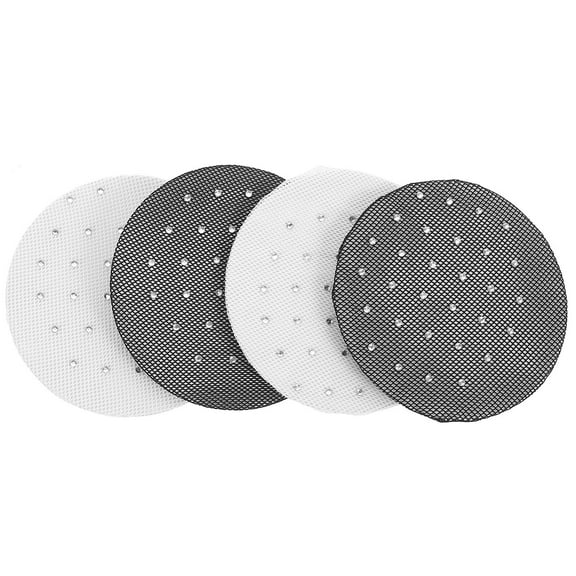 Beaupretty 4pcs Round Bun Cover Hair Net for Women Hair Styling Black