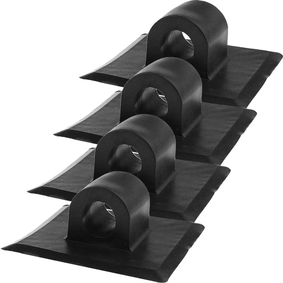 Beaupretty 4Pcs Kayak Motor Mount Clips Black Heavy Duty Motor Buckles for Kayaks Fishing Boats and Rafts